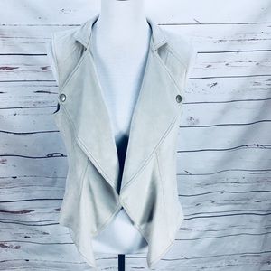 INC International Concepts Moto Style Open Vest.